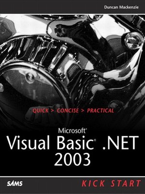 cover image of Microsoft Visual Basic .NET 2003 Kick Start